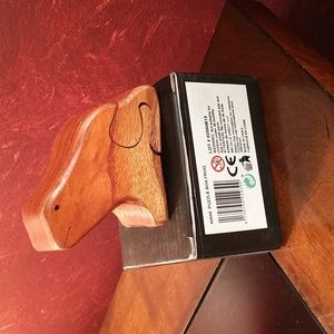 Hawthorne Direct Wooden Art Frog Puzzle Box Original Box - Q8